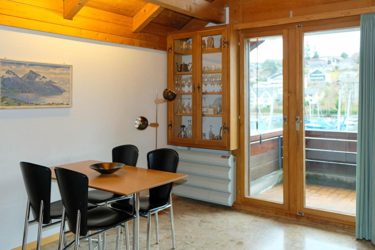 Seewohnung 1 Spiez Bagian luar foto