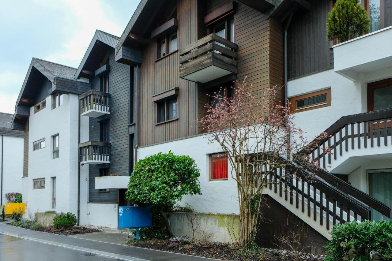 Seewohnung 1 Spiez Bagian luar foto